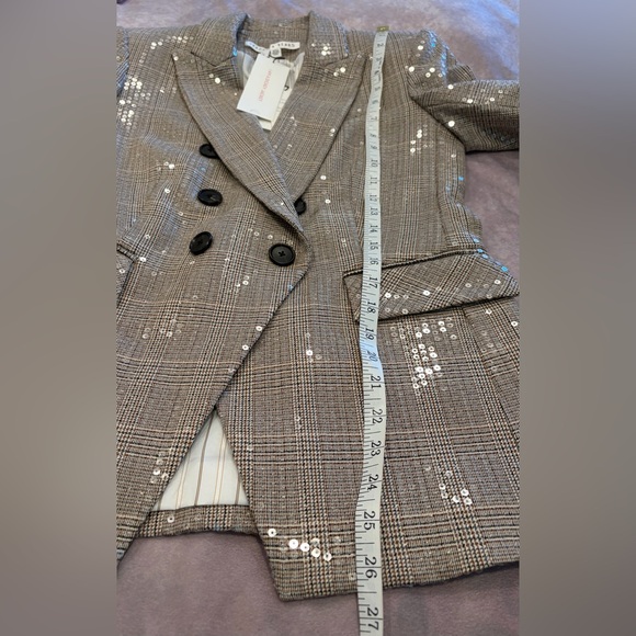 Veronica Beard :6 Women's Sequin-Embellished Blazer Miller Dickey Jacket - Picture 7 of 12